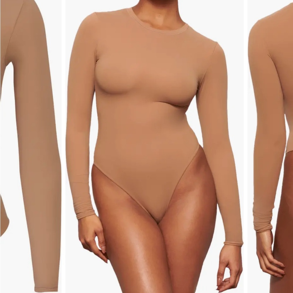SKIMS essential crewneck body suite
